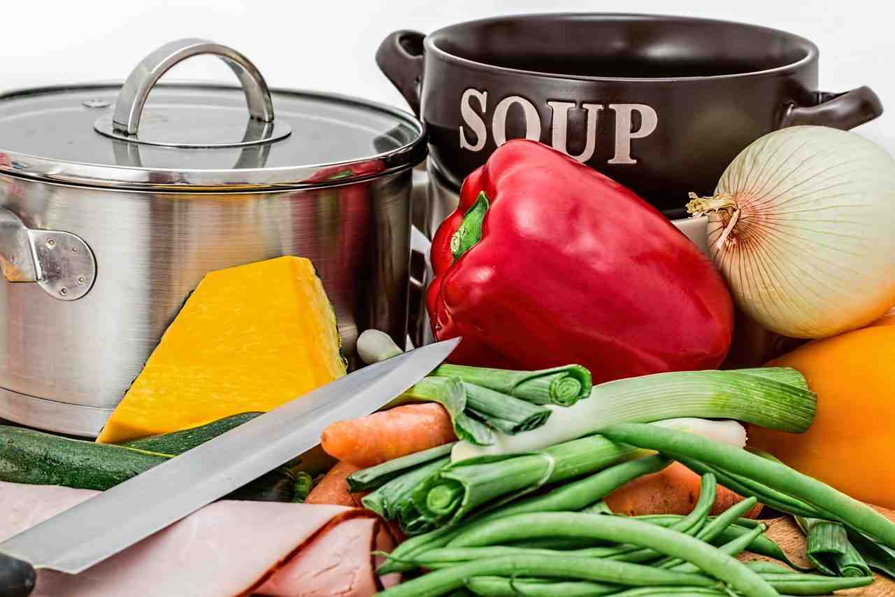soupe, légumes, pot